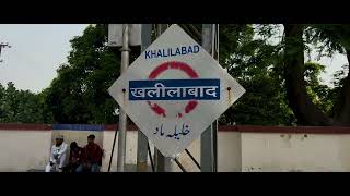 Khalilabad Railway Station  Satyagrah Express  Train Announcement  4K HDR [upl. by Asusej]