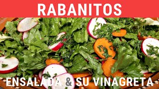 Ensalada de rabanitos con su vinagreta de hierbas RecetasdeLuzMa [upl. by Selina632]