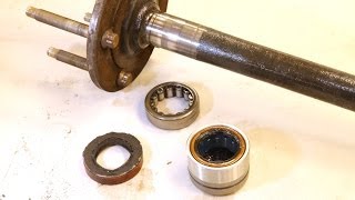 How To Repair Axle Bearings On GM 10Bolt Rearends [upl. by Henarat]