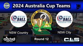 NSW Country v NSW City Rnd 12  2024 Australia Cup Teams [upl. by Nairad]