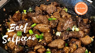 Beef Salpicao Recipe  Easy to make Beef Salpicao  Get Cookin [upl. by Noruq]