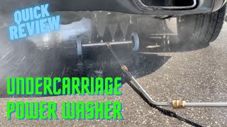 Ridge Pressure Washer Undercarriage cleaner  Review [upl. by Adham]