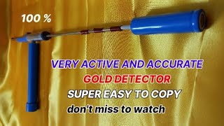 DIY ADJUSTABLE LONG RANGE GOLD LOCATOR LONG ROD EASY TO COPY [upl. by Ahsirek]