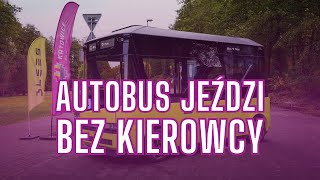 Autonomiczny autobus w Katowickim Parku Leśnym [upl. by Aihtnys240]