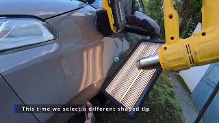 Paintless Dent Repair Before And After  First Persion Point Of View [upl. by Hoppe769]