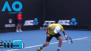 Australian Open Highlights Djere v Donskoy  Round 1Day 2  Wide World Of Sports [upl. by Aneehsor]