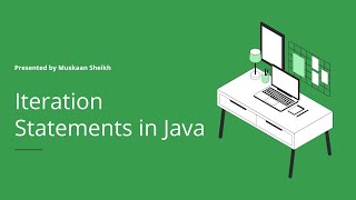 Iteration Statements in Java [upl. by Oinimreh]