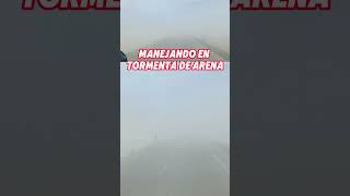 ⚠️ Manejando Trailer en medio de Tormenta de Arena traileros camiones noticias camioneros [upl. by Jobey193]