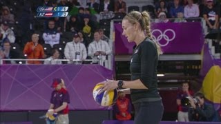 Womens Beach Volleyball Preliminary Round  USA v AUT  London 2012 Olympics [upl. by Verada]