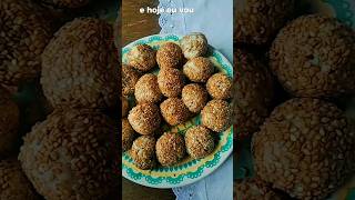 Bolinho de Inhame com Gergelim na Airfryer 15 minutinhos shorts inhame bolinhodeinhame airfryer [upl. by Tosch]