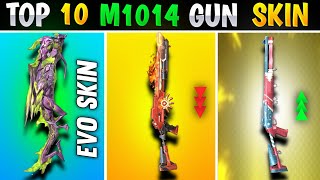 TOP 10 M1014 SKIN IN FREE FIRE  M1014 TOP 10 GUN SKIN  BEST M1014 SKIN  M1014 BEST SKIN [upl. by Silda]