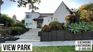 View Park Home For Sale  Near Windsor Hills and Ladera Heights  Los Angeles Home Tour [upl. by Hepza]