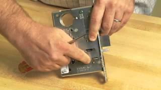 How to Change the Handing of a SARGENT Mortise Lock [upl. by Rolyab]