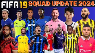 FIFA 19 LATEST SQUAD UPDATE SEASON 20232024 With FC 24 Player RatingsFlexGaming Squads 2024 V1 [upl. by Hymie]