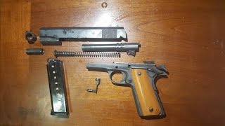 Rock Island M1911  How to DisassembleReassemble for cleaning [upl. by Atinad]