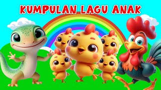 BALONKU ADA LIMA  KUKURUYUK AYAM JANTAN DAN LAGU ANAK ANAK LAINNYA  LAGU ANAK INDONESIA POPULER [upl. by Crutcher]