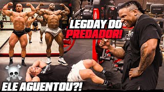 TREINO DE PERNAS INSANO DO IFBB PRO OPEN TONIO BURTON  SHIGUEARU SOFREU NO TREINO [upl. by Alby]