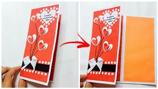 How To make An ATTRACTIVE BROCHURE For VALENTINES DAY CARDFront Page Design With Design Ideas [upl. by Dickman]