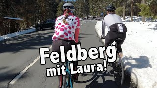 Feldberg Auffahrt mit Laura Tibitanzl Gutes Briefing vor Eschborn – Frankfurt [upl. by Aikenat]