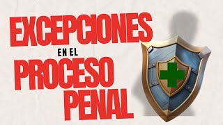 EXCEPCIONES EN EL PROCESO PENAL  LA LEY 1173 DEROGO LA LITISPENDENCIA POR FAVOR NO CONSIDERARLA [upl. by Shirlie]