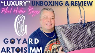 MY NEW GOYARD ARTOIS MM TOTE quotLUXURYquot UNBOXING amp REVIEW [upl. by Quenby201]