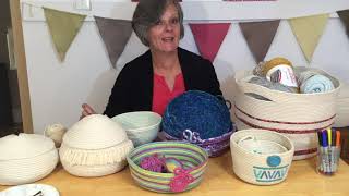 HOW TO  EMBELLISH ROPE BOWLS  6 DIFFERENT WAYS [upl. by Luciana]