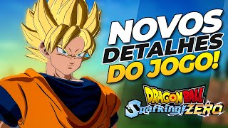 Bandai revelou novos DETALHES IMPORTANTES de DRAGON BALL SPARKING ZERO e falaram sobre a tal TELA [upl. by Luoar]