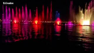 tip tip Barsa pani New year lighting show Dubai Edit BCreation [upl. by Alikam]