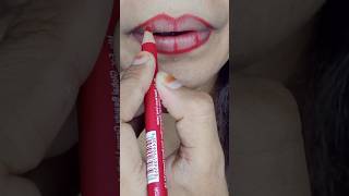 Overline Lip Hack Lipstick liphacks lipcolour lipcombo lips hacks beauty shorts viralshorts [upl. by Retseh402]