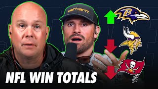 2023 NFL Win Total BEST BETS with Stanford Steve [upl. by Lemmuela]