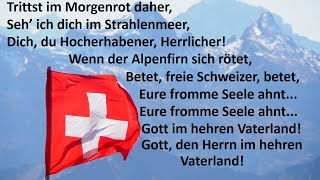 Nationalhymne der Schweiz Schweizerpsalm Chor [upl. by Alissa]