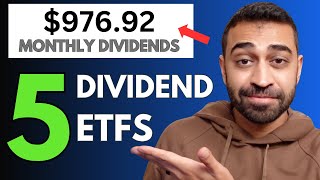 Top 5 Monthly Dividend ETFs To Earn Income In 2025 High Dividend Yield [upl. by Otrebogad]