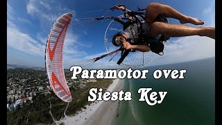 Paramotor over Siesta Key [upl. by Aryk176]