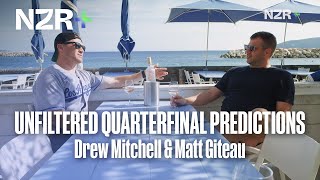 Rugby Royalty Speaks Drew Mitchell amp Matt Giteaus Unfiltered Quarterfinal Predictions [upl. by Wiersma]