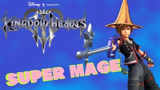 Kingdom Hearts 3 Super Mage Build Critical Mode [upl. by Annuaerb]