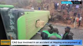 A CAG bus was involved in an accident at Mapinga escarpment this morning [upl. by Leonora157]