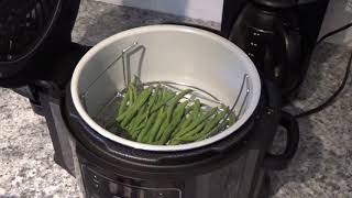 NINJA FOODi steaming GREEN BEANS [upl. by Barbaresi]