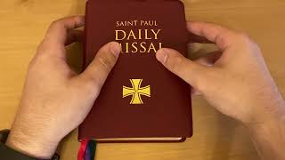 Catholic Book Reviews  Saint Paul Daily Missal [upl. by Argela]