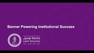 Banner Powering Institutional Success [upl. by Acinnej742]