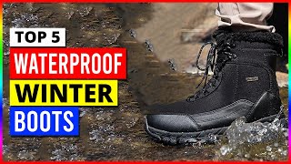 Best Waterproof Winter Boots in 2024 for Snowy Adventures [upl. by Fortin]