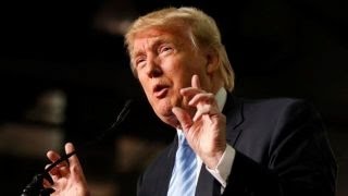 Trump blasts dishonest poll that has him 12 points behind [upl. by Akkahs]