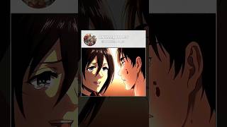 Love Story That Defied By Fate 💔【 Attack On Titan 】animeshorts [upl. by Jaban]