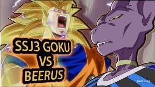 SSJ3 Goku VS Beerus Dubstep Remix [upl. by Cherice]