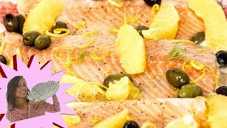 Salmone al Forno con Salsa all’Arancia [upl. by Adnauqahs]