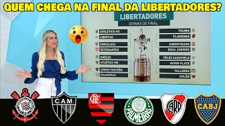 IMPRENSA PAULISTA DEBATE QUEM CHEGA NA FINAL DA LIBERTADORES [upl. by Tullusus]