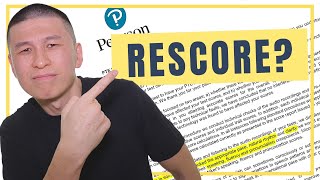 Rescore in PTE Will Not Change Your PTE Score [upl. by Ahsimed]