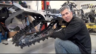 Skidoo Rev 700 mod sled build episode 18 EZRyde suspension install PowerModz [upl. by Douville]