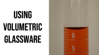 Using Volumetric Glassware in the Chemistry Lab [upl. by Ayahc]