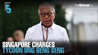 EVENING 5 Singapore charges tycoon Ong Beng Seng [upl. by Kele]