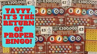 5 New Bingo scratch tickets for you to enjoy £15 of the new Jewel Bingo Scratch Cards [upl. by Ynots388]